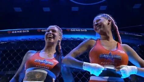 Fans stunned as OnlyFans MMA fighters flash crowd before fight。